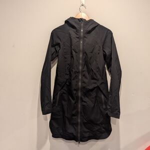 Lululemon Women's Black Rain Hooded Jacket Outdoors
